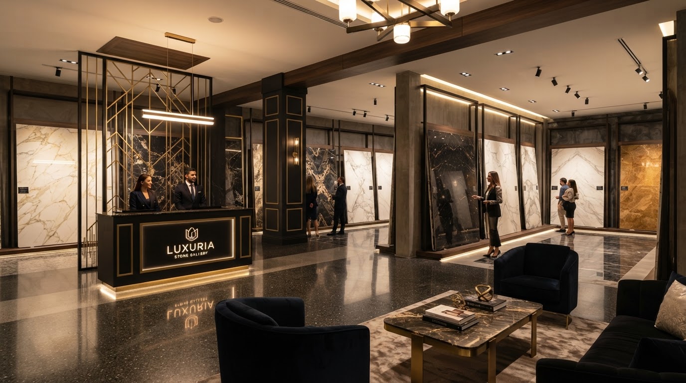 Pedra Fina Mármores -showroom de mármores e granitos